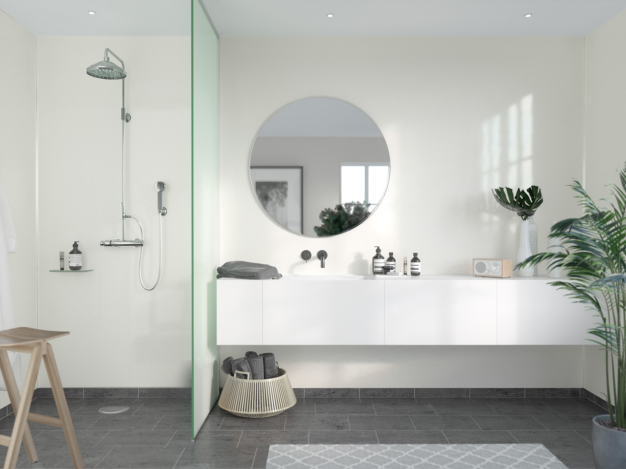 Laminated DIY Bathroom, Shower & Tub Wall Panels & Kits Innovate
